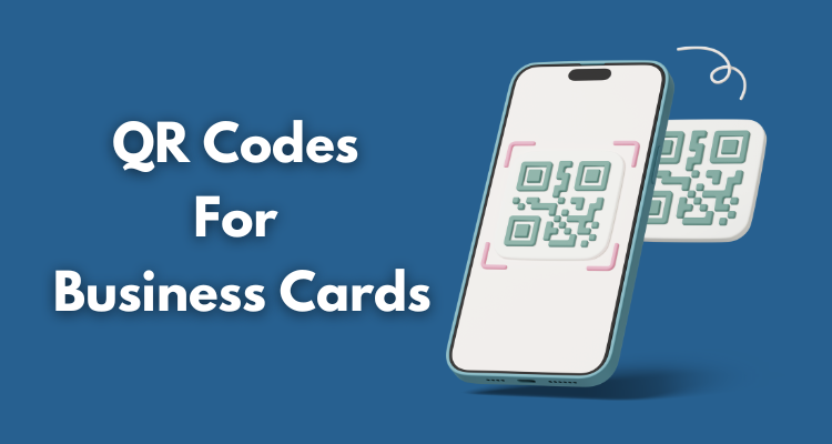 QR codes for business cards, mobile scanning a qr code