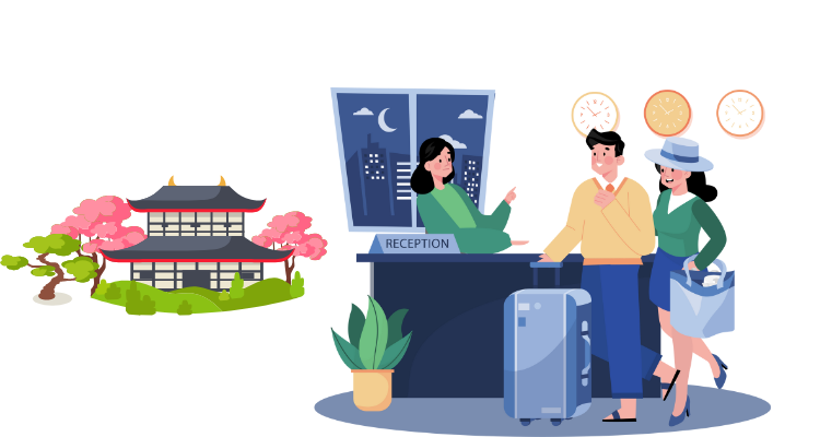 Digital Onsen Timetables and Booking Tools