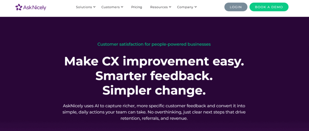 asknicely homepage screenshot