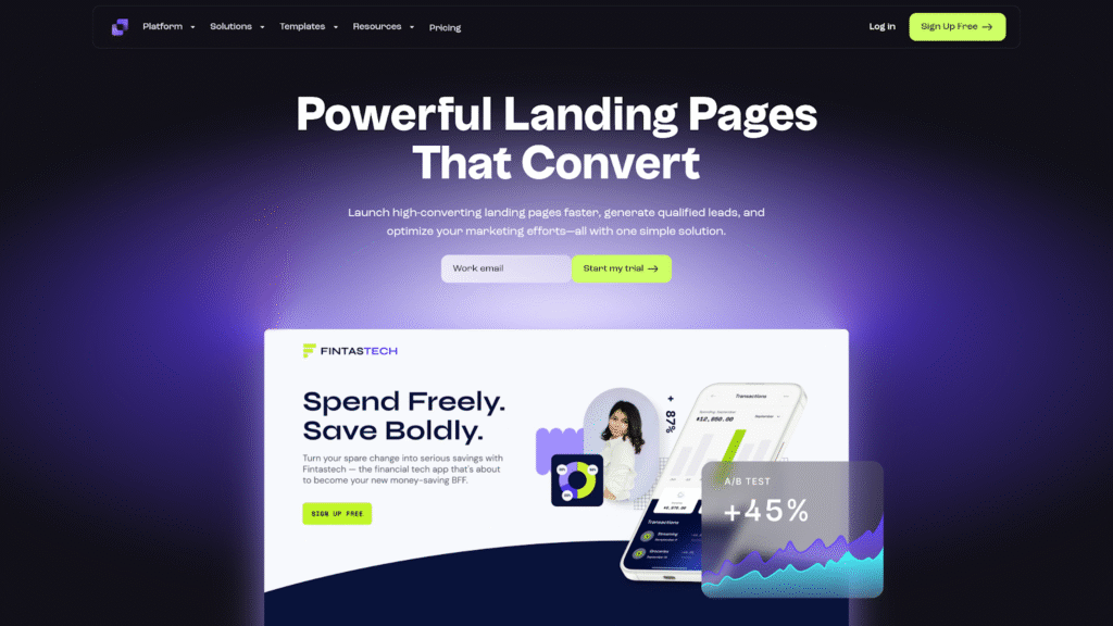 leadpages  homepage