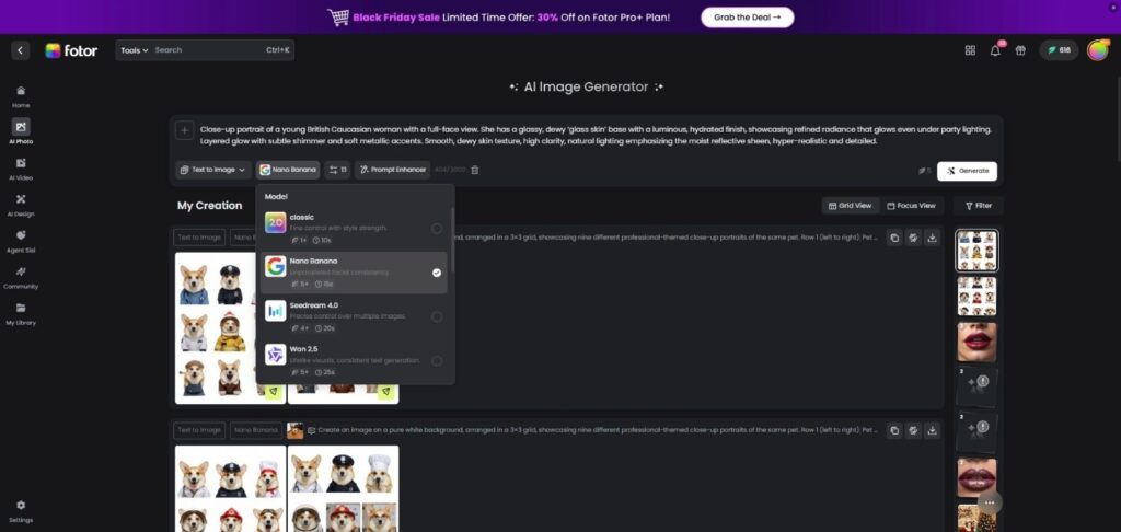Fotor AI Image Generator from Text
