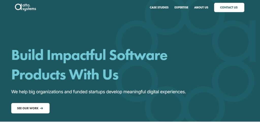 Atta systems website image.