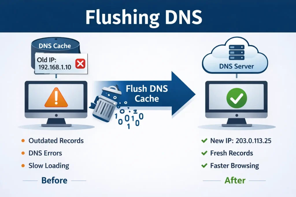 flushing DNS