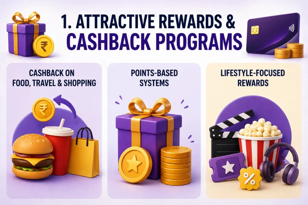 Attractive Rewards & Cashback Programs