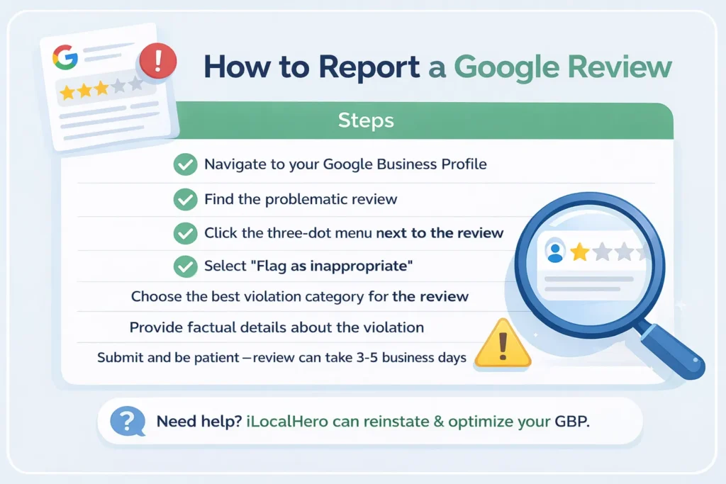 Reporting Fake Reviews