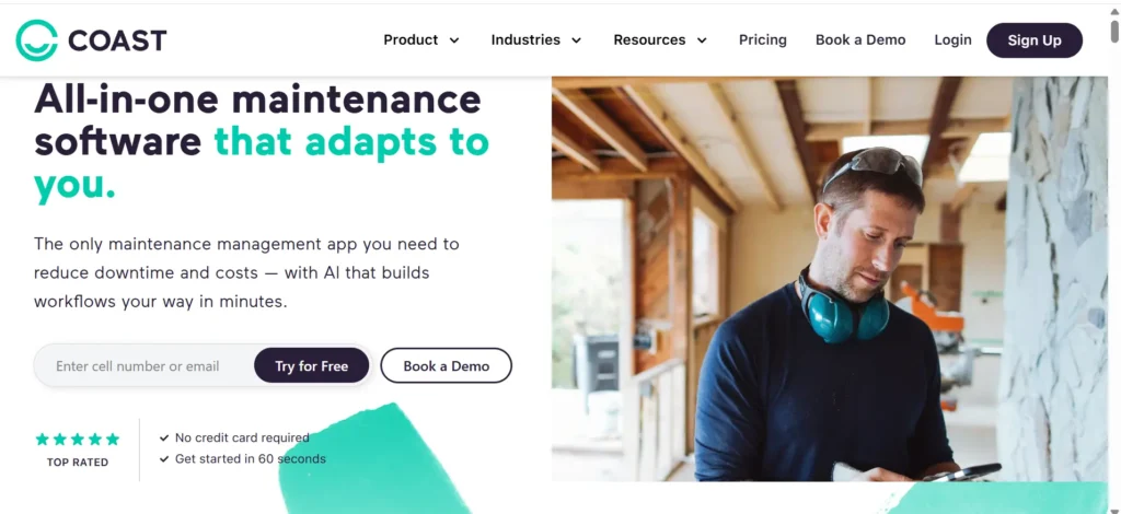 Home page of coast
