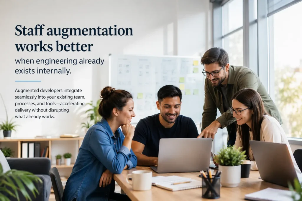 Staff augmentation works better when engineering already exists internally
