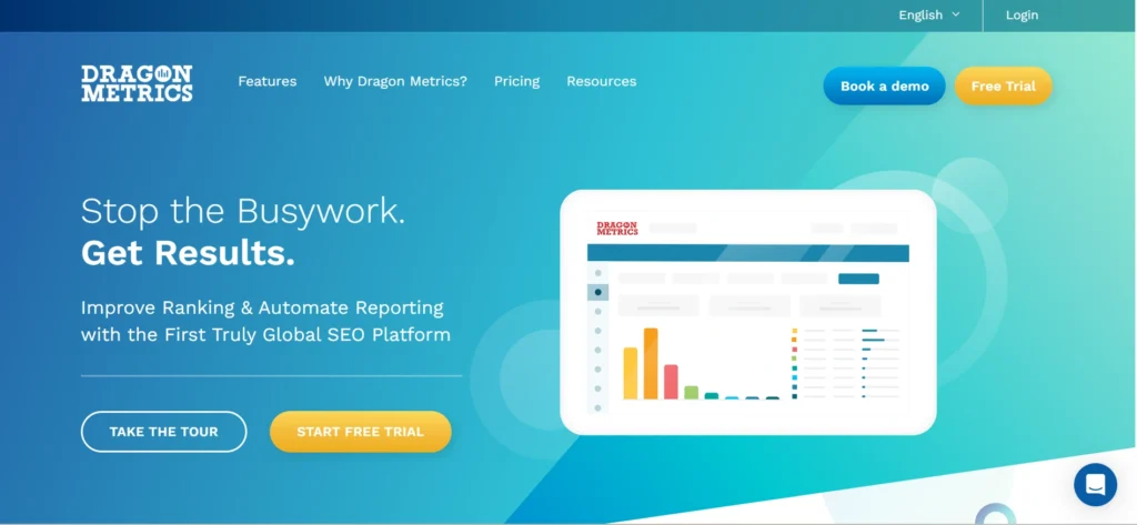 Home page Dragon Metrics