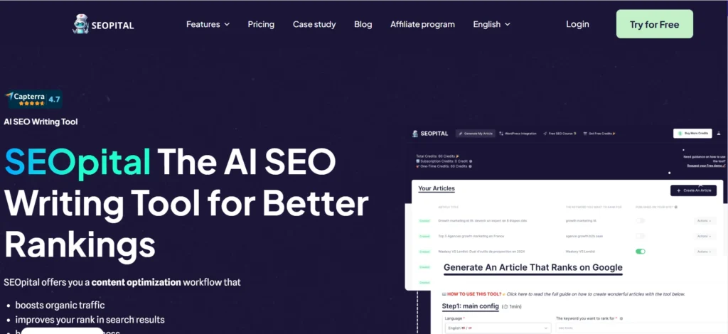 Home page of SEOpital
