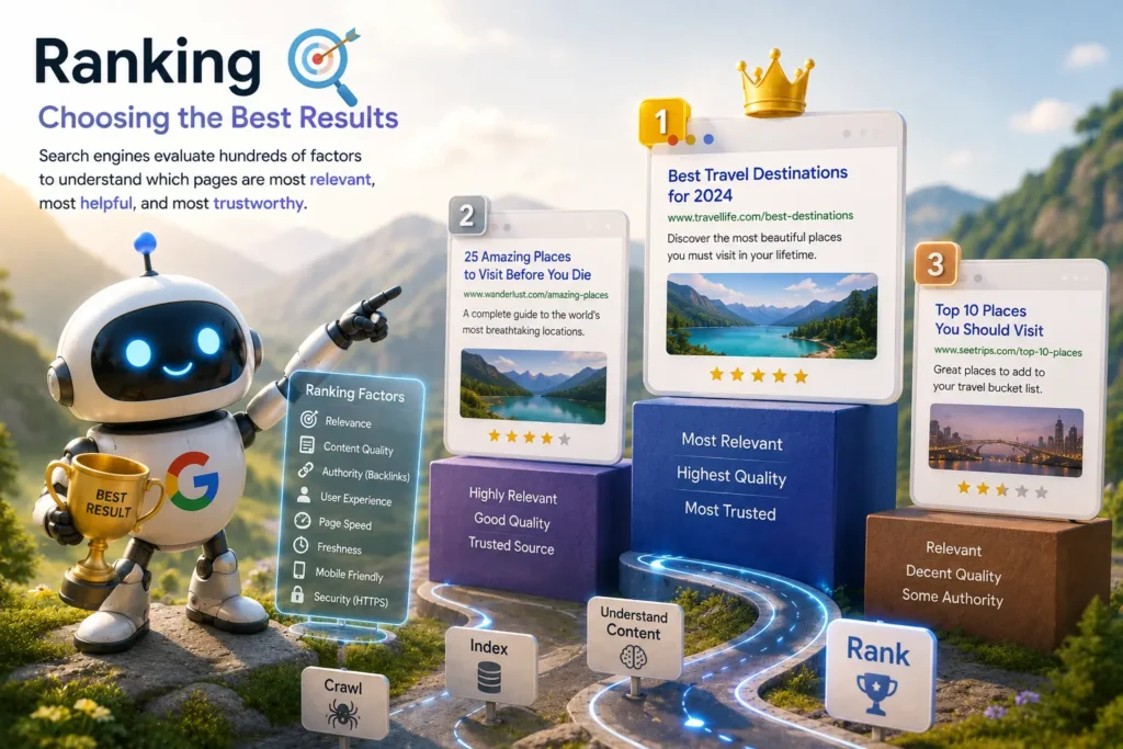 What Determines Search Rankings