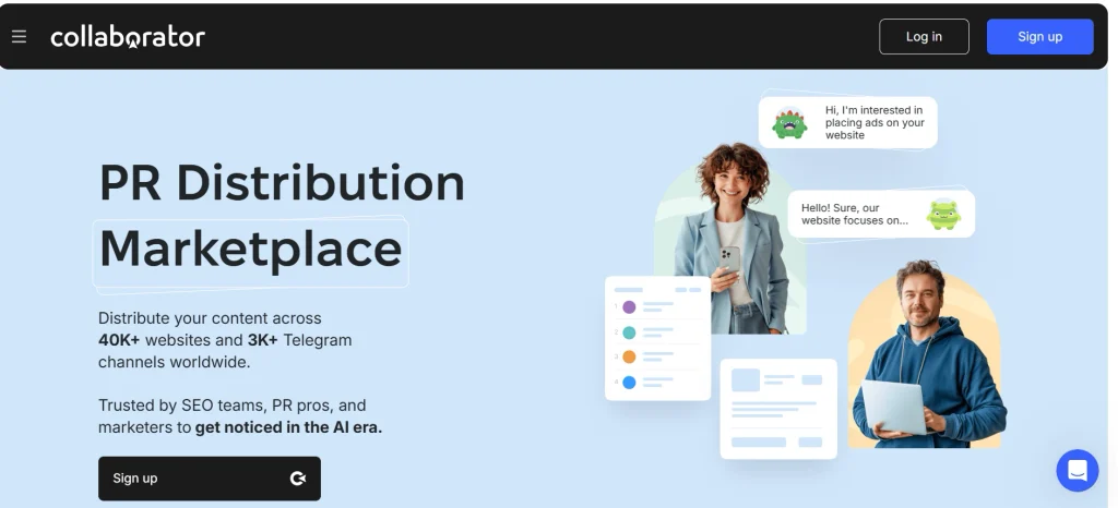 Home page of collaborator