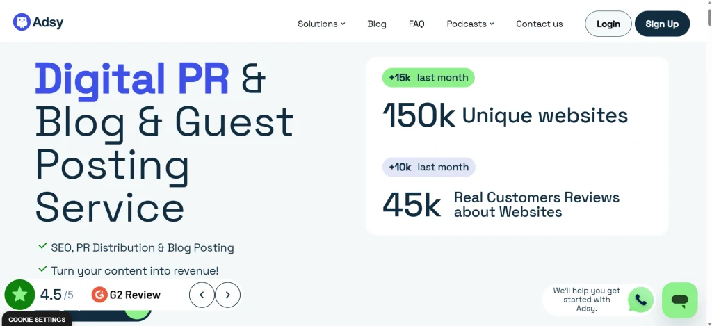 Home page of Asdy