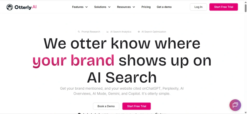 Home page of Otterly