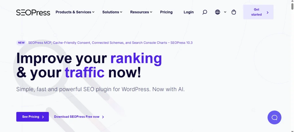 Home page of SEOPress