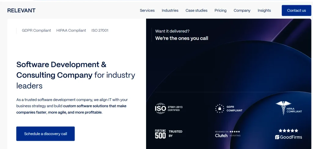 Home page of Relevant Software
